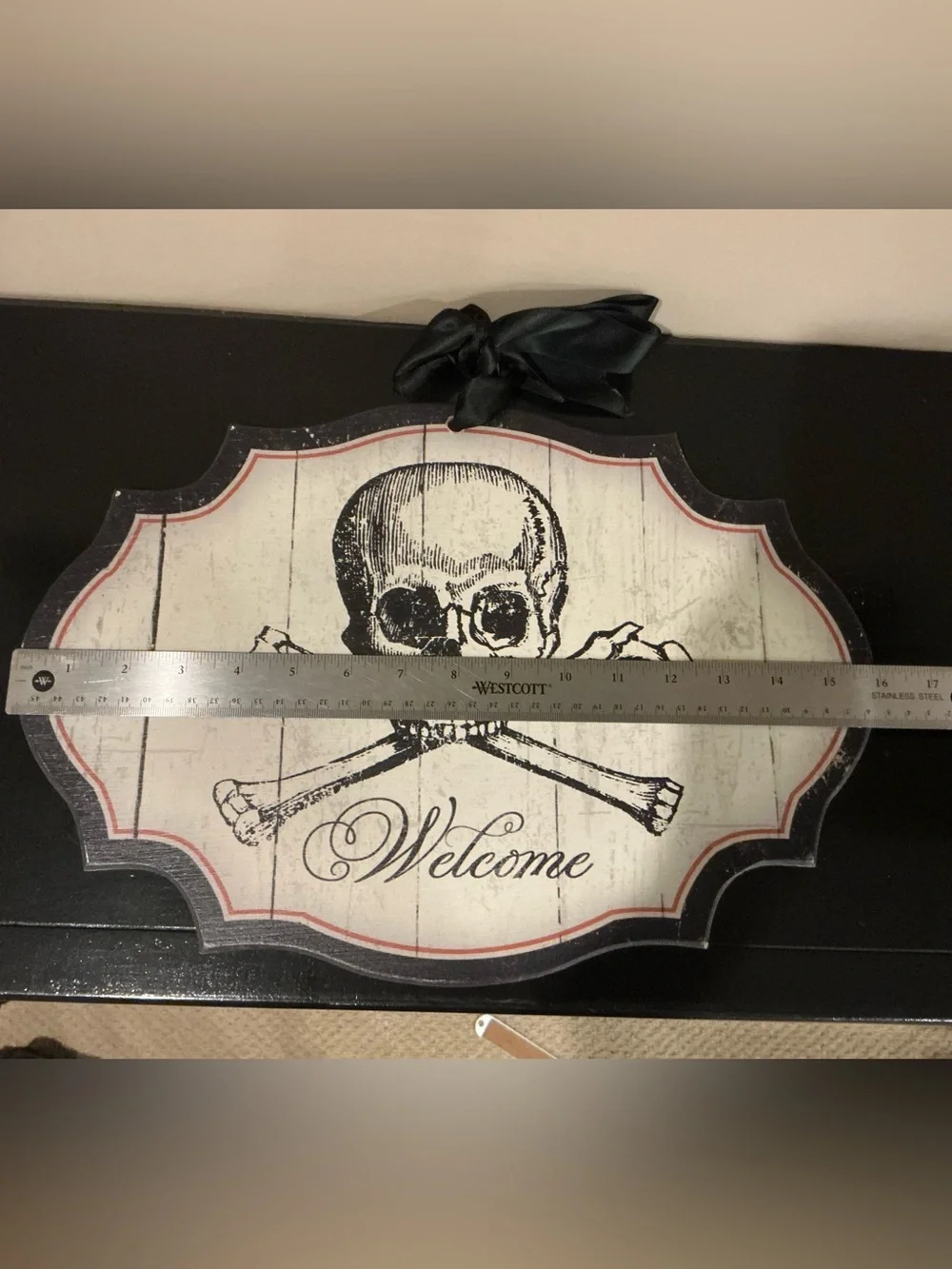 SPOOKtacular Halloween Welcome Sign